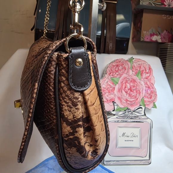 💥LOW START Coach Mini Ruby Python Crossbody - Picture 3 of 10